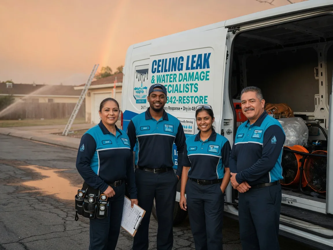 Ceiling Leak Cleanup company in Institute, WV